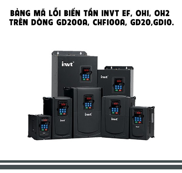 Bảng mã lỗi thường gặp ?biến tần ITVN