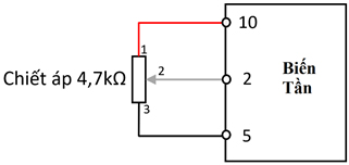 Cách đấu nối cho chiết áp ngoài số 1 