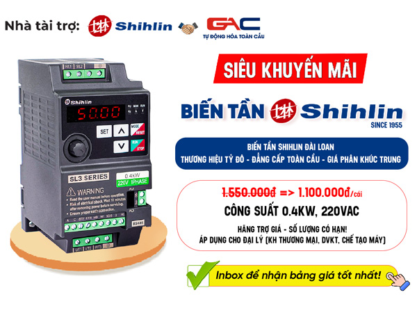 Ưu đãi biến tần Shihlin