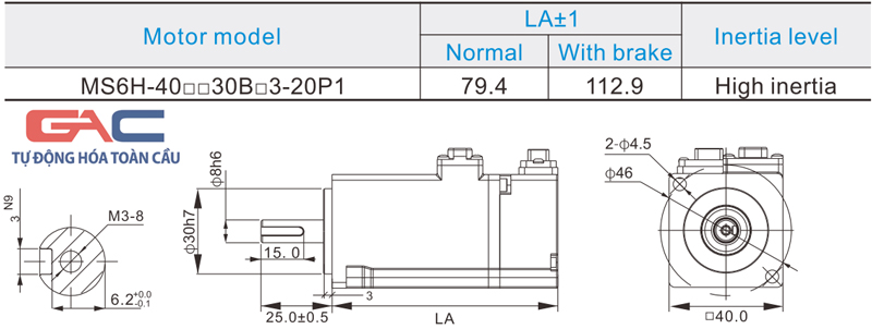 Bản vẽ mặt bích 40 (MS6-40)