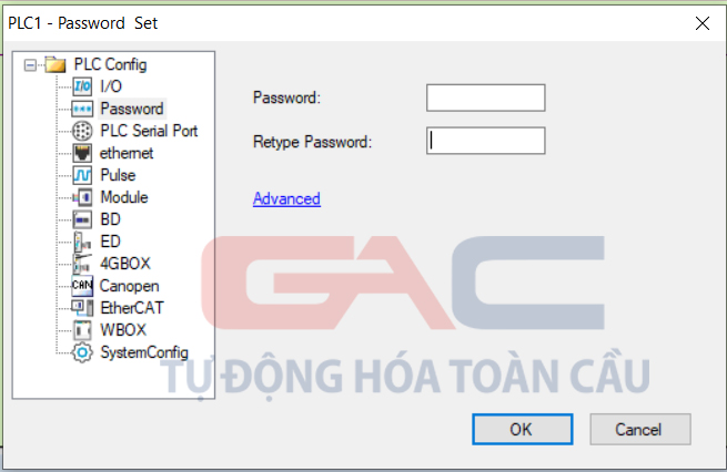 Cách xóa mật khẩu PLC Xinje