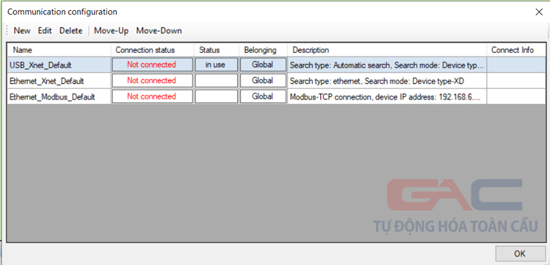 Hướng dẫn Download, Upload chương trình PLC XINJE