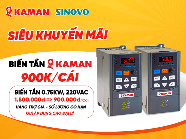 Khuyến mãi biến tần Kaman
