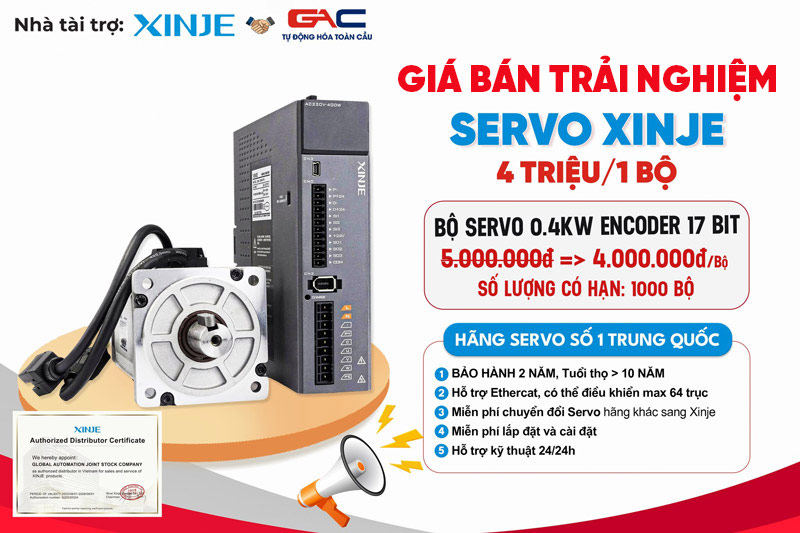 Ưu đãi Servo Xinje